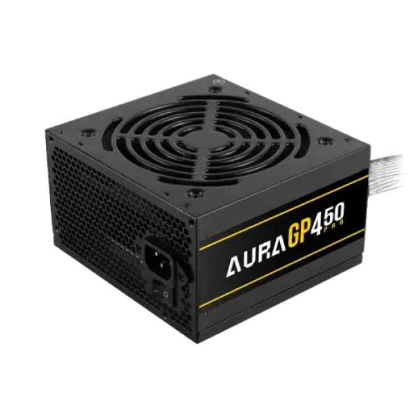 Gamdias AURA GP450 PRO 450W 80 Plus White Certified ATX Power Supply Black